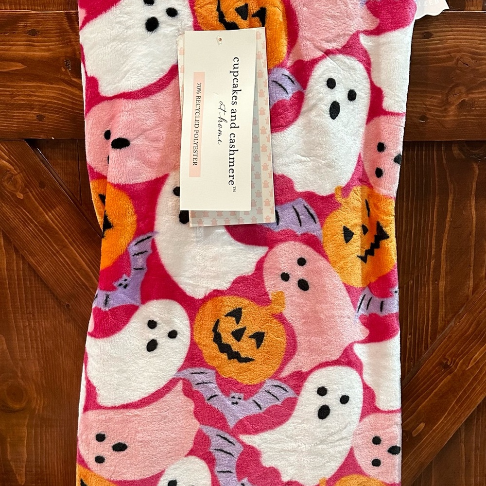 Cupcakes and Cashmere Halloween Throw Blanket